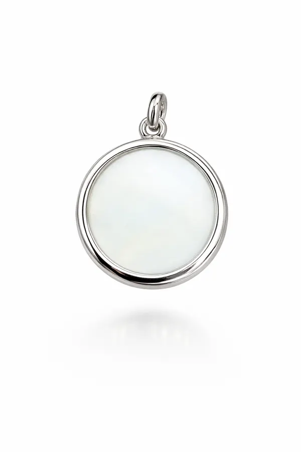 Подвеска "Перламутровая монетка"