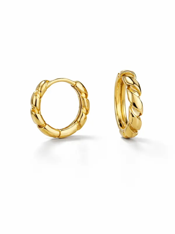 Серьги конго "Виток"
