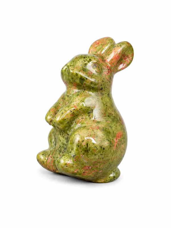 Фигурка "Кролик" яшма