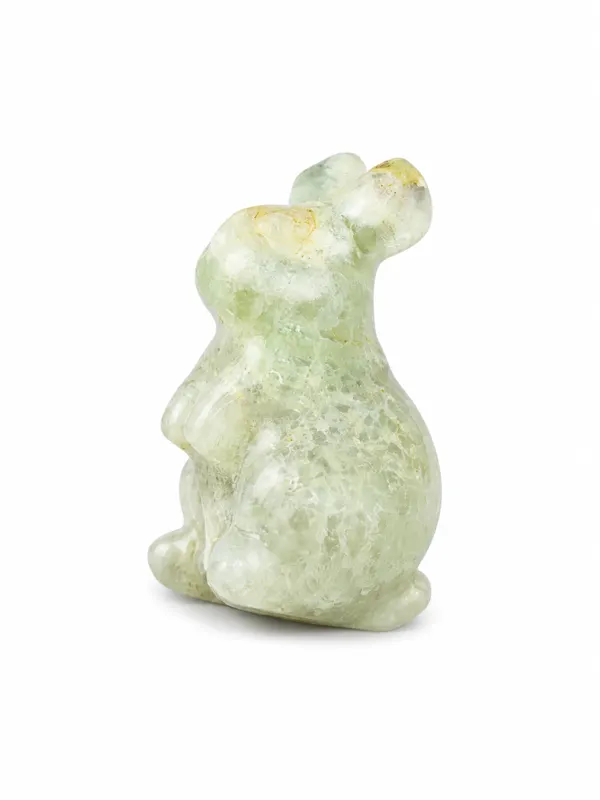 Фигурка "Кролик" моховой агат
