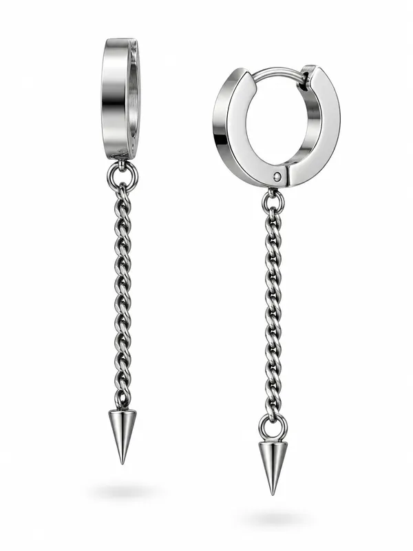 Серьги конго "Spike"