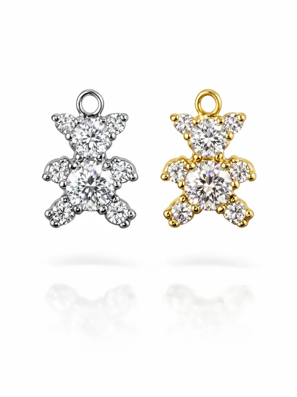 Подвеска Медведь "Crystal Teddy"