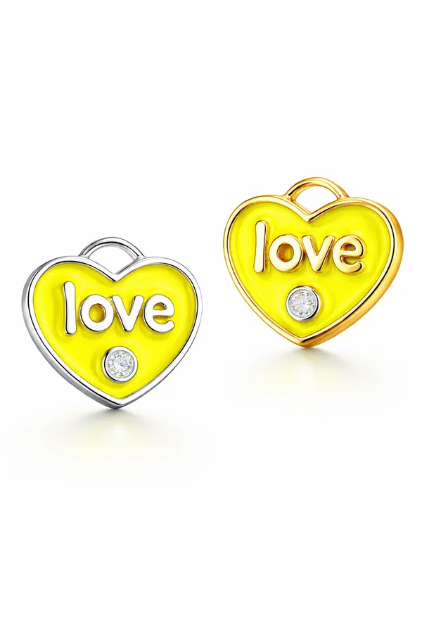 Подвеска "Сердце LOVE" - фото 1